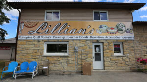 Lillians indian crafts exterior of brick and beige siding building